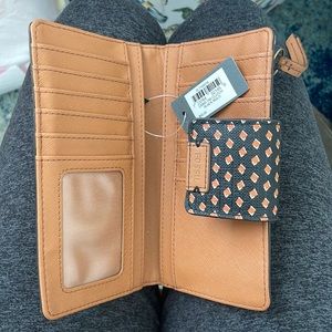 Fossil Emma Tab Clutch Black Multi